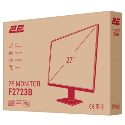 Monitor 2E 27" N2723B D-Sub, HDMI, IPS, 75Hz, Pivot