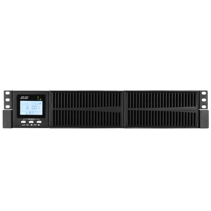ИБП 2E OD2000RT, 2000VA/1800W, RT2U, LCD, USB, 4xSchuko