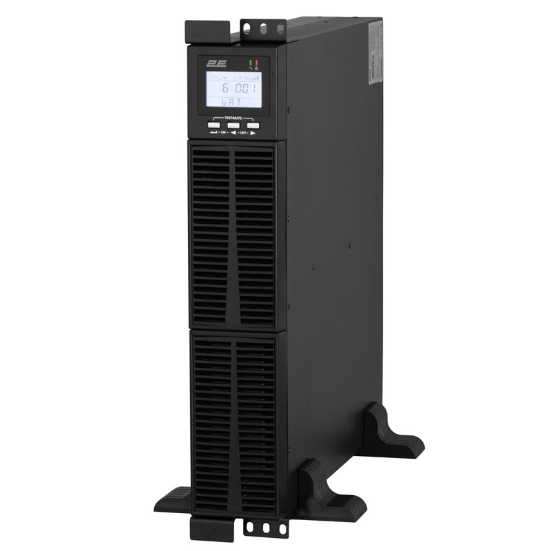ИБП 2E OD2000RT, 2000VA/1800W, RT2U, LCD, USB, 4xSchuko