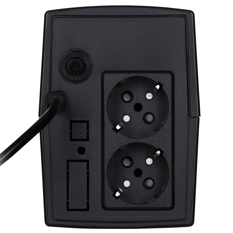 2E ИБП ED850, 850VA/480W, LED, 2xSchuko