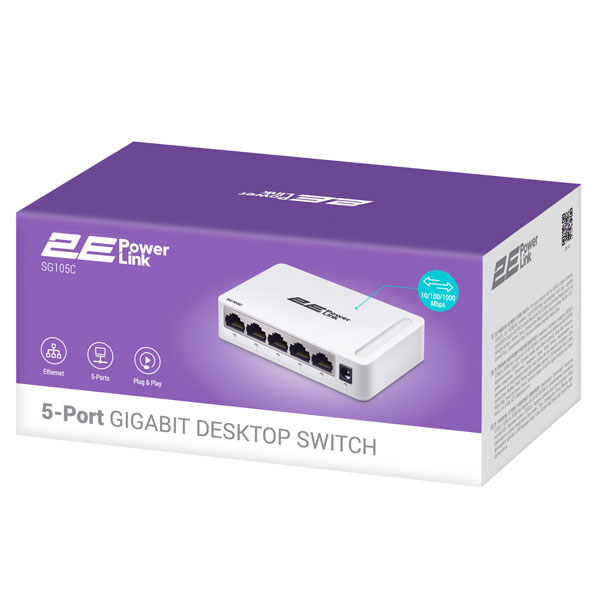 2E Коммутатор PowerLink SG105C 5xGE